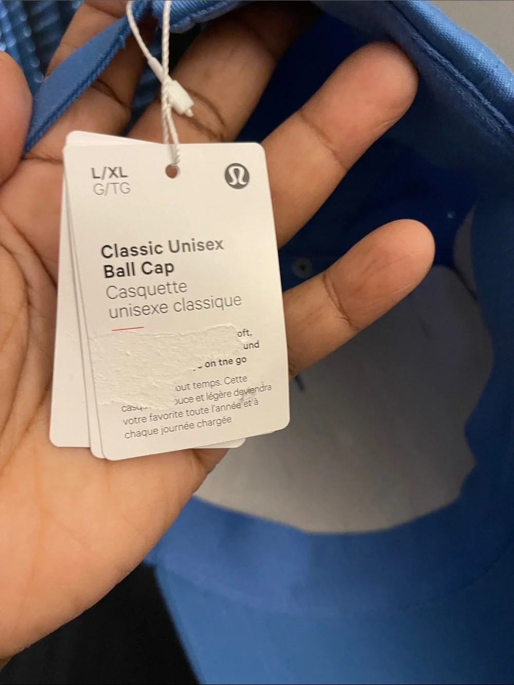 Lululemon Classic Unisex Baseball Cap Tennis Club Pool party/White NWT